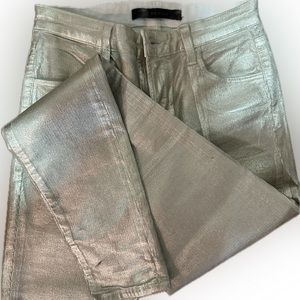 J Brand Metallic Jeans, size 24